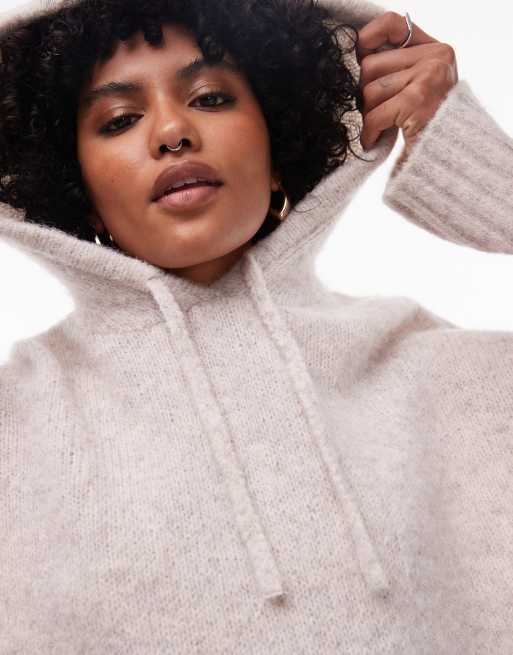 Fluffy hoodie topshop online