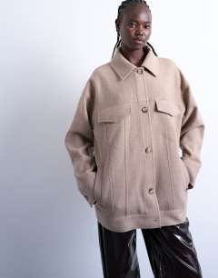 Formal western jacket in mushroom