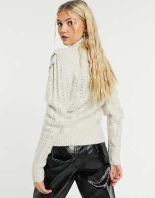 topshop pointelle cardigan