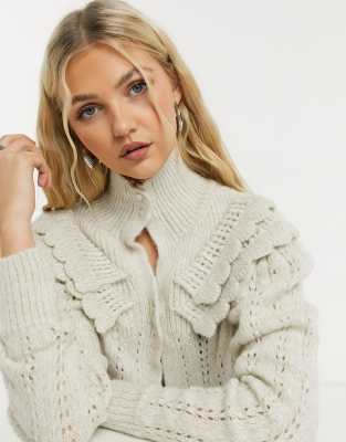 topshop pointelle cardigan
