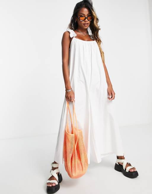 Topshop store frill jumpsuit