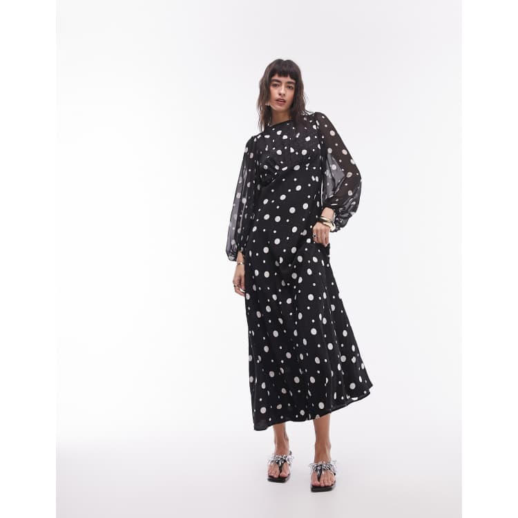 Topshop spot 2024 shirt dress