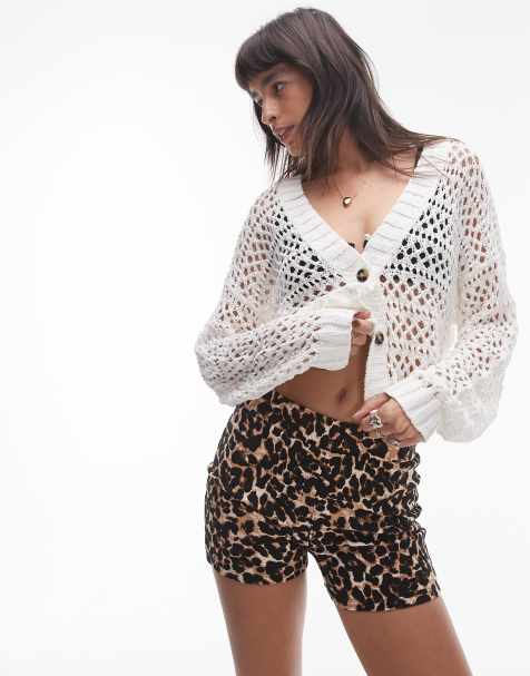 Topshop - Gebreid vest in ivoorwit - view 1
