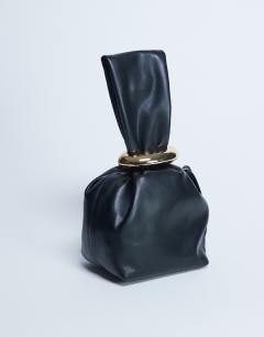 Model wearing Gee mini hardware grab bag in black