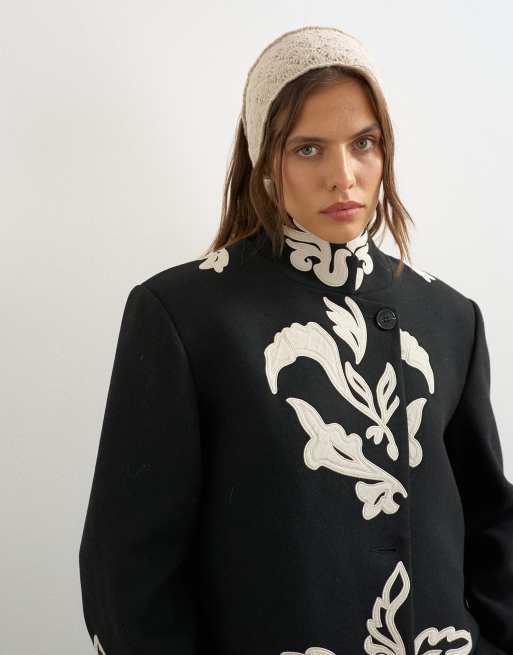 Topshop gehaakte oorwarmer in stone, 3 van 3