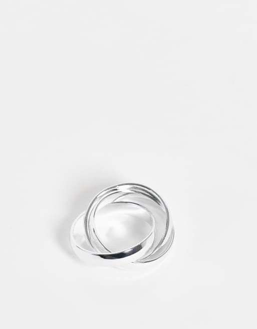Topshop - Gekoppelde ring in zilver