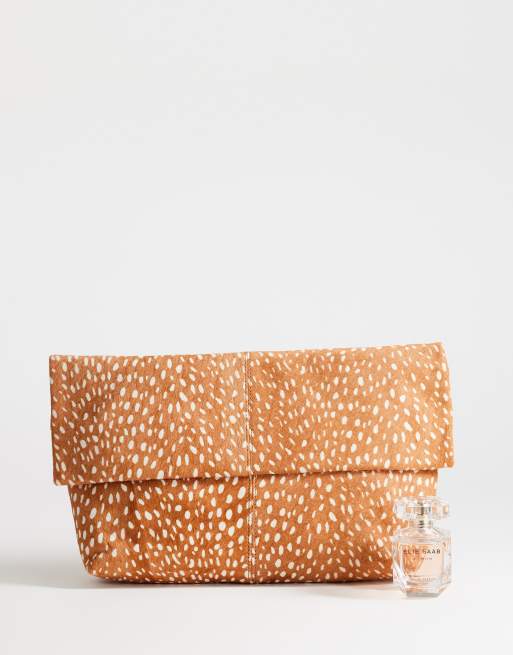 Topshop George oversized kuvertväska med hjortmönster, 2 av 4