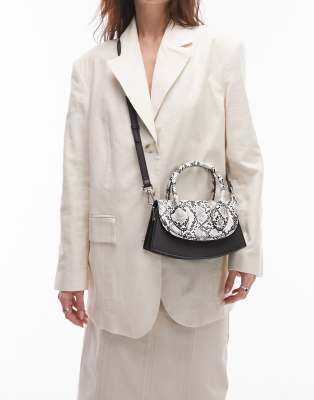 TOPSHOP GEORGIA GRAB BAG IN BLACK 