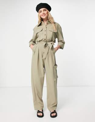 Topshop - Getailleerde overall | ASOS