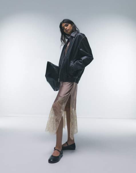 Giacca di pelle da donna clearance