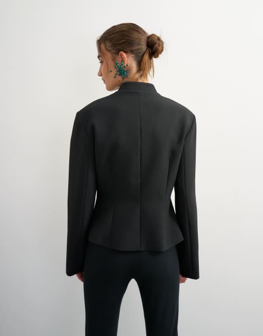 Topshop giacca coordinata Drummer nera, 4 di 4