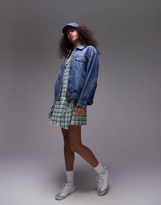 Outfit Giubbotto Jeans Oversize Topshop Giacca Di Jeans Oversize