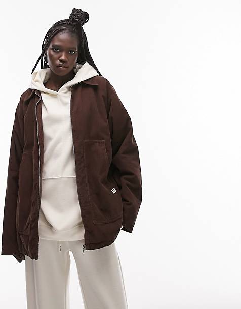 Velvet zip-up jacket Monki Donna Abbigliamento Cappotti e giubbotti Giacche Giacche in velluto 