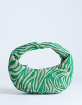 Topshop Giane canvas scoop bag in green