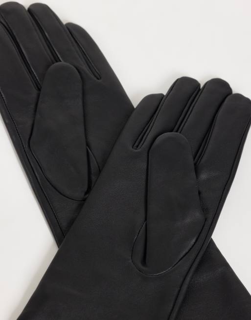 Topshop Gibson gants en cuir noirs, 3 de 3