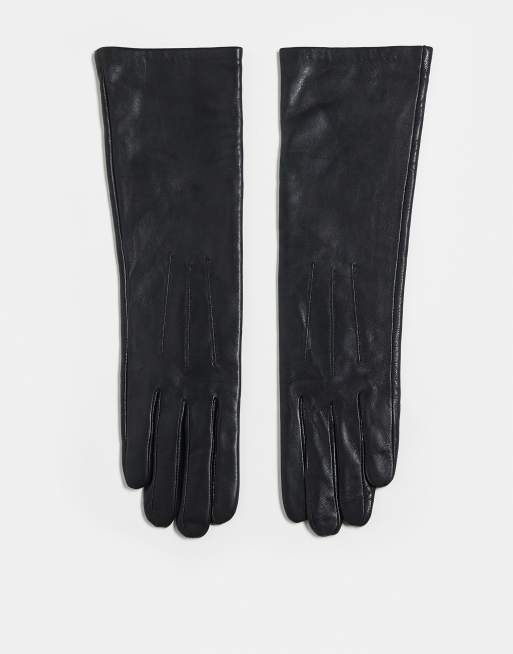 Topshop - Gibson - Handschoenen van leer in zwart, 3 van 3