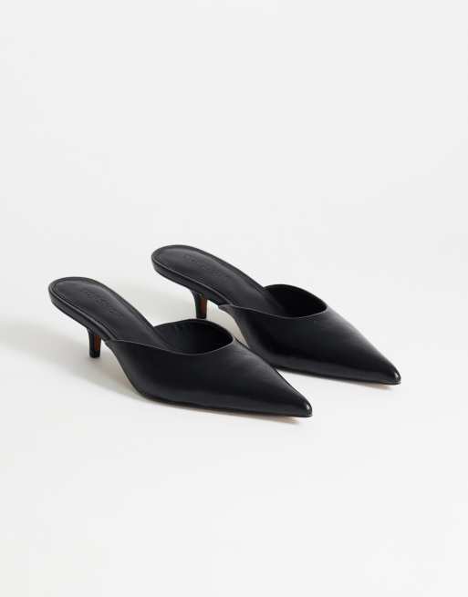 Topshop Gigi escarpins à petit talon noirs, 2 de 4