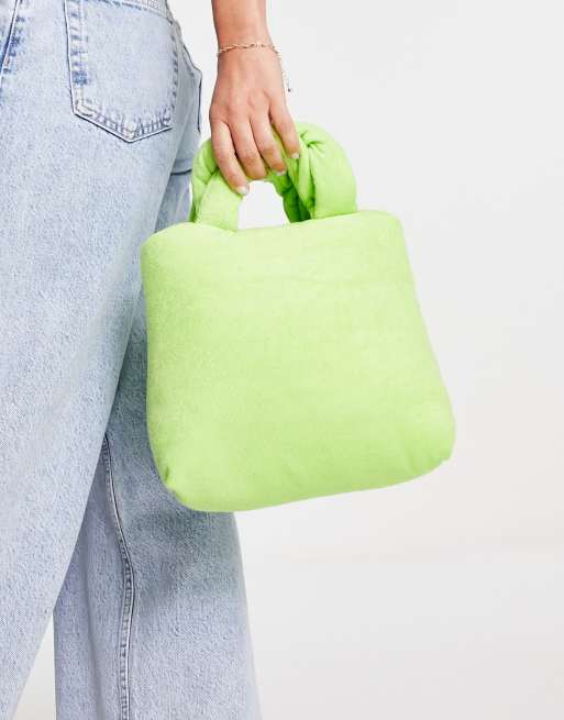 Topshop - Gigi - Sac à main en tissu éponge
