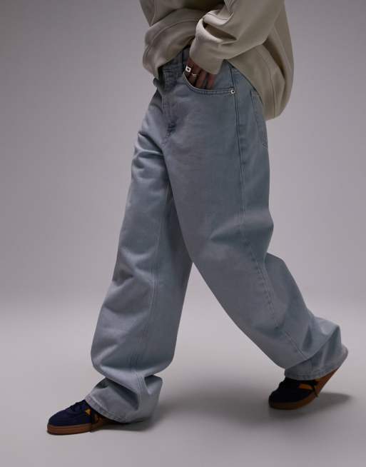 Topshop Gilmore low slung boyfriend jeans in sunshine bleach, 5 of 5