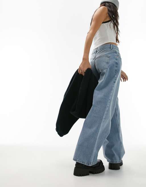 Topshop – Gilmore – Tief sitzende Boyfriend-Jeans in Bleach-Waschung, 2 von 4