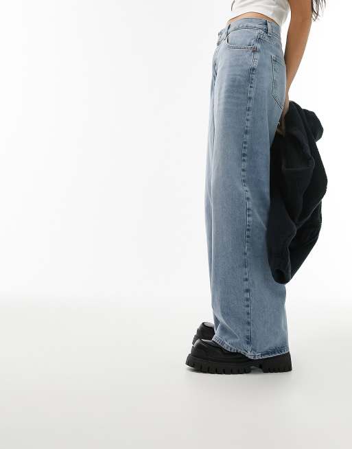 Topshop – Gilmore – Tief sitzende Boyfriend-Jeans in Bleach-Waschung, 3 von 4