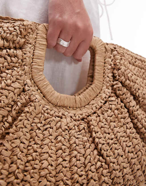 Topshop - Gilmour - Sac en paille - Naturel, 3 de 4