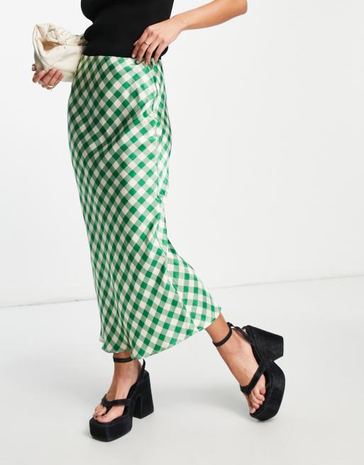 Green midi skirt topshop hotsell