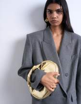 Topshop Gladys grab bag in gold