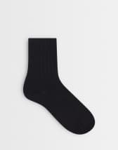 Topshop glitter socks in black