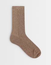 Topshop glitter socks in chocolate