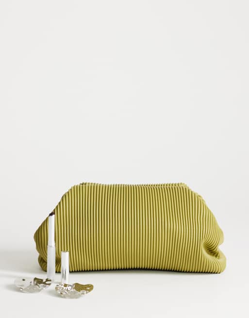 Topshop - Golde - Grøn mellemstor clutch-taske, 2 af 4
