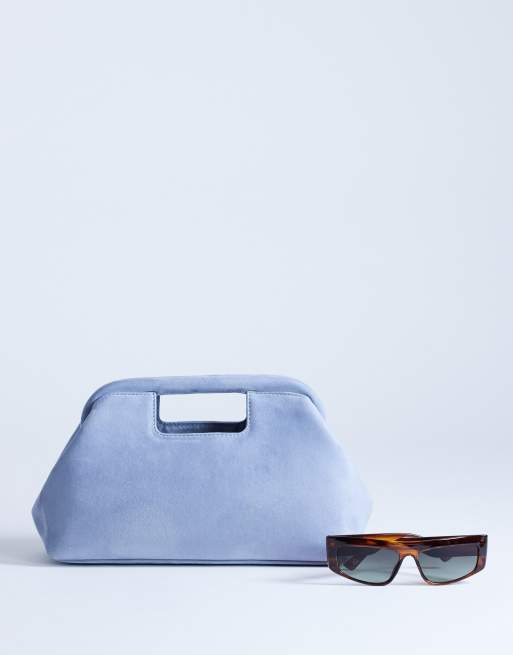 Topshop - Gordan - Pochette blu con manico, 2 di 4