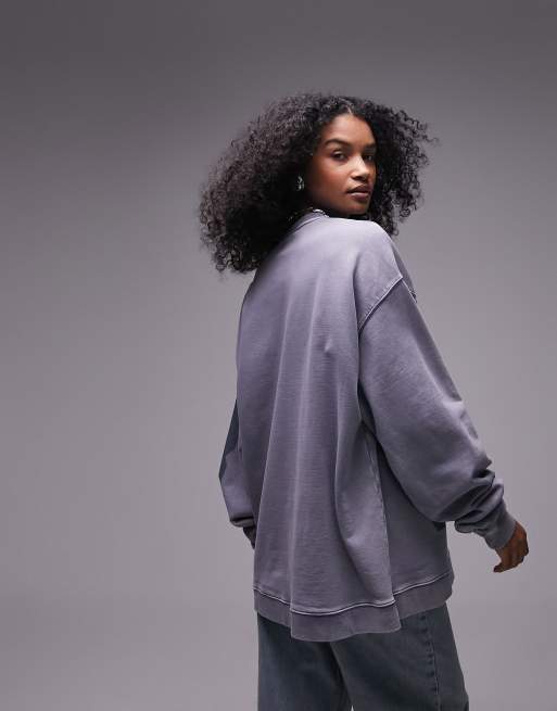Topshop hot sale oversized sweatshirt