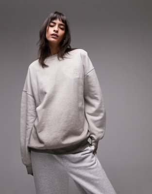 Topshop yellow sweatshirt best sale