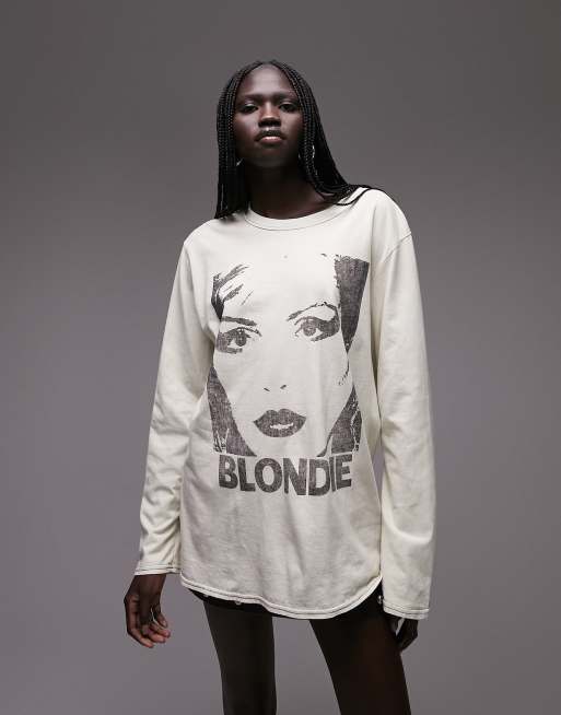 Blondie Cut Hem Graphic Tee