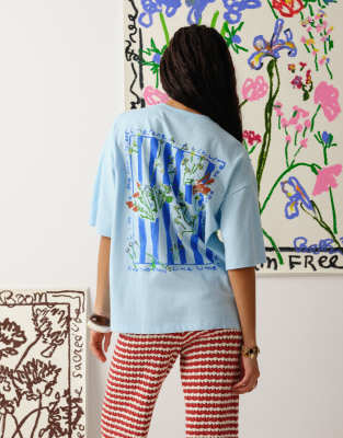 Topshop Graphic Bradley.b Back Print T-shirt
