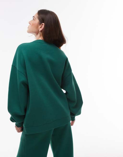 Topshop graphic Cape Town oversized sweatshirt co-ord in dark