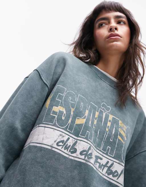 Topshop crewneck sweatshirt hotsell