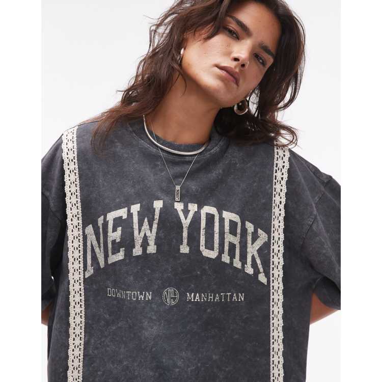 トップス Lace Logo Print Oversized T-shirt Amazon.com: Shirts for Girls 12-14 Years Old Oversized