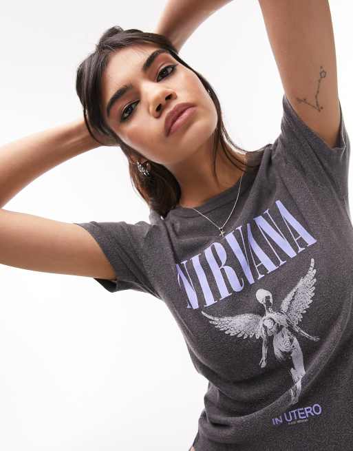 Nirvana t 2025 shirt topshop