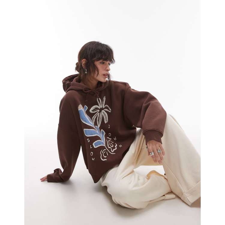 k*o様 House on the Hill Sweatshirt （brown k*o様 House on the Hill Sweatshirt （brown house on the hill