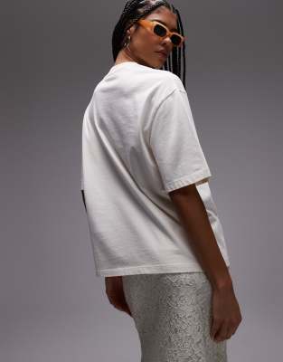 Topshop Graphic Sardine Oversized Tee