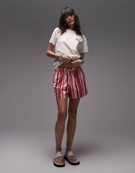 Topshop graphic Seaman's Bay back print boxy tee in ecru, 3 of 4