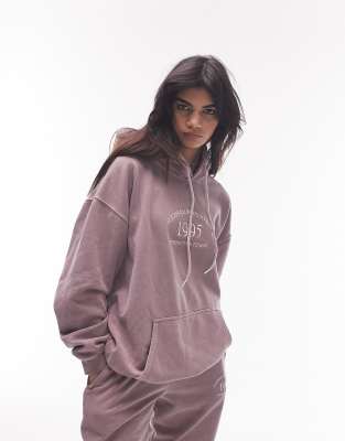 Topshop sales purple hoodie