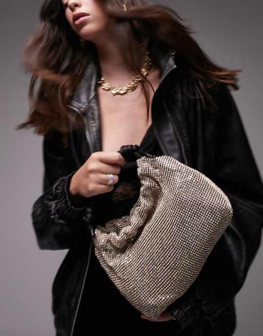 Topshop gold bag hotsell