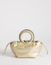 Topshop Grette grab bag in gold