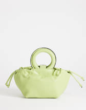 Topshop Grette grab bag in lime