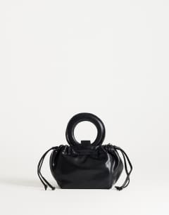 Grette small grab bag in black