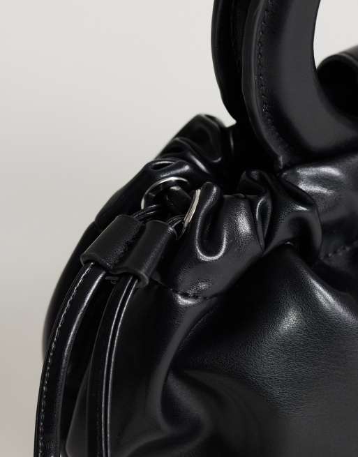 Topshop Grette small grab bag in black, 2 of 4
