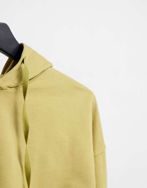Topshop – Grön superkort huvtröja, 2 av 4